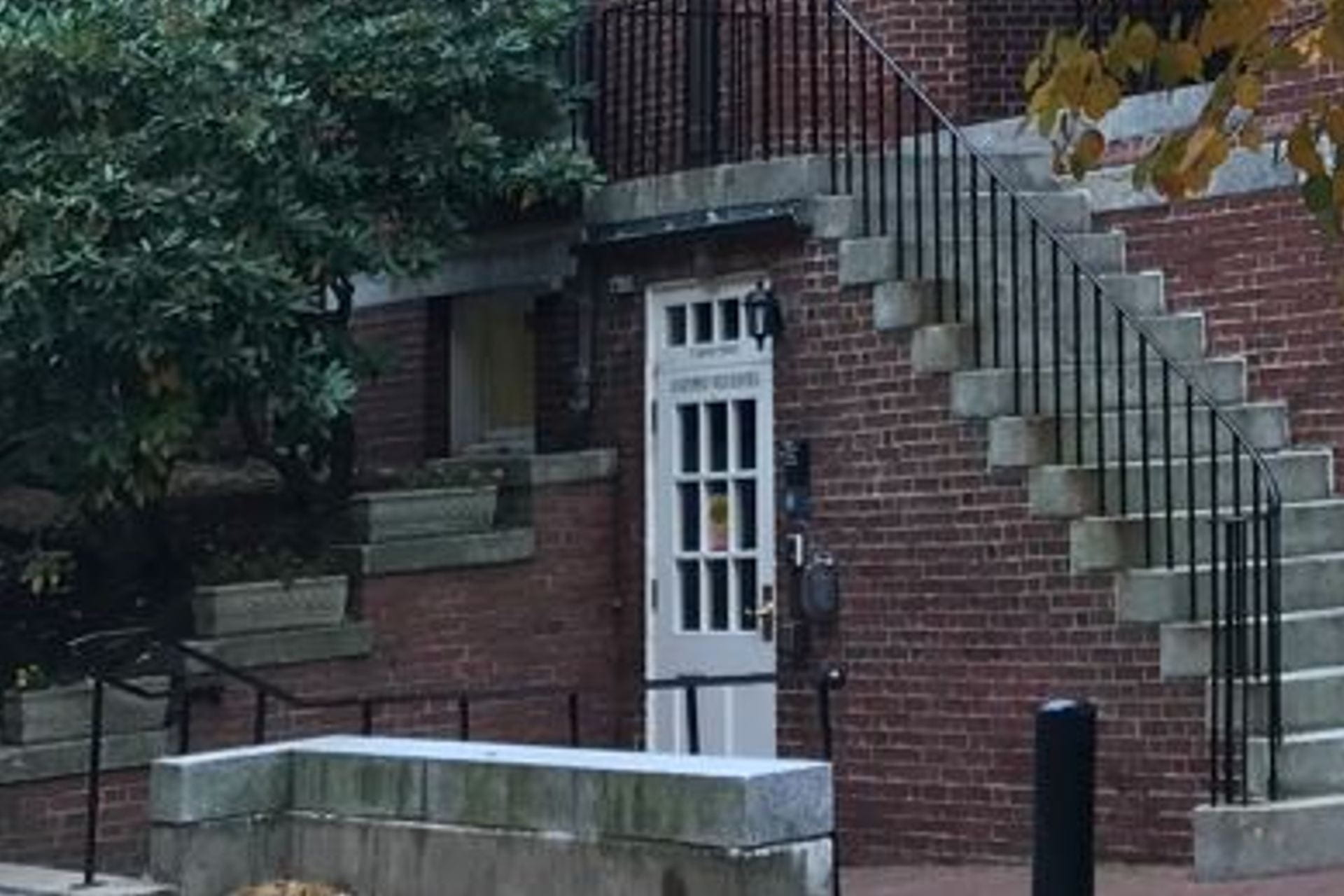 Harvard Neighbors front door entrance